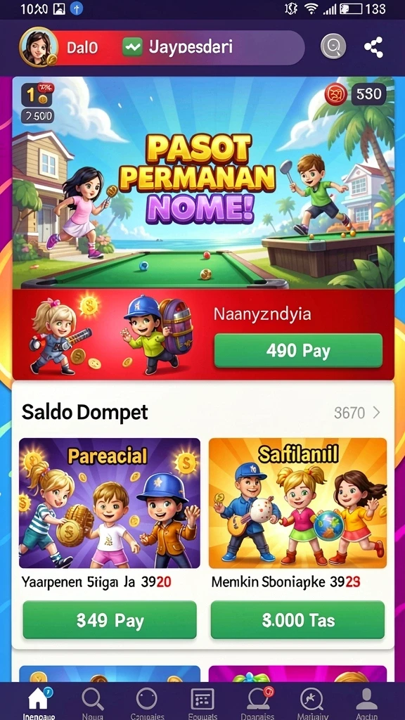 99rp - Karakter yang dapat dipilih dengan berbagai keahlian.