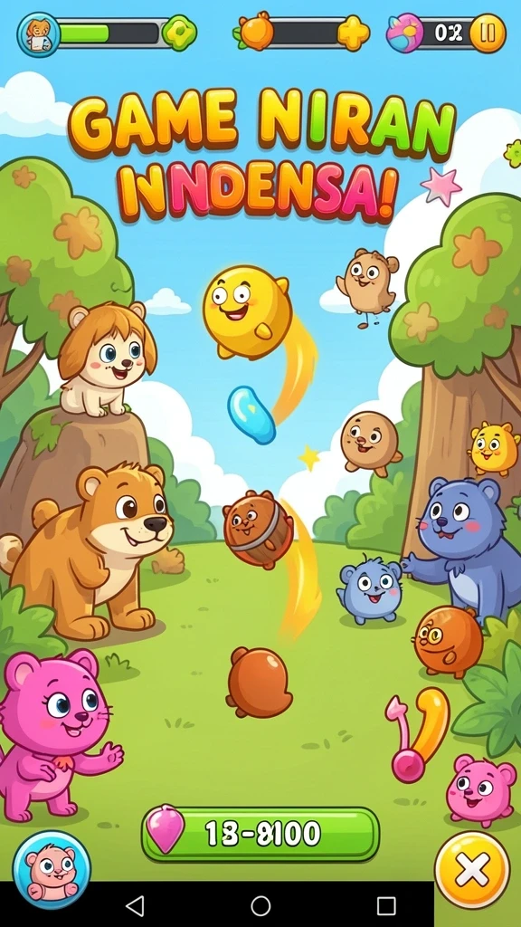 rajastar - Lingkungan game yang penuh detail dan interaktif.