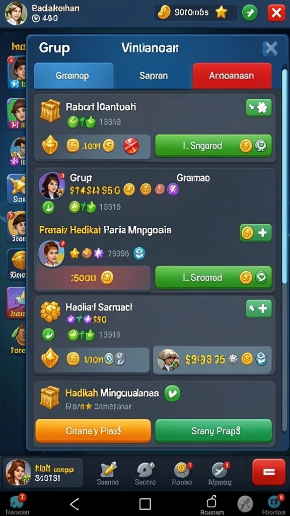 tya777 - Tampilan antarmuka yang menarik dan user-friendly.